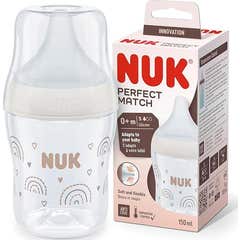 Nuk Perfect Match Mamadeira PP Tetina S 150 ml Sortim 1 Unidade