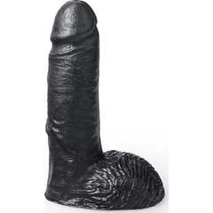 Dildo Sistema Pendurado Cor Preta Realista Cesar 19cm 1pc