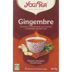 Chá Yogi Jengibre Orgânico 17 Sobres