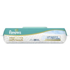 Pampers Aqua Soft Touch Toalhetes Bebé 48 Unidades