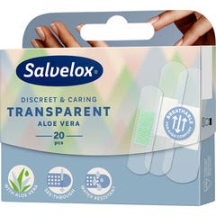 Salvelox transparente adesivo aloe vera vestir 20uds