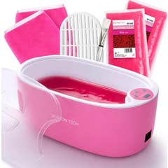 Boston Tech ParaffinLux Banho de Parafina para Mãos 5 Litros Com Cera Rosa