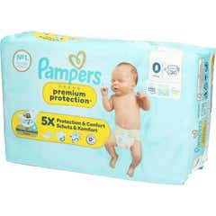 Pampers Premium Protection Fraldas Tamanho 0