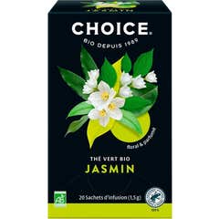 Choice Bio Chá Verde Jasmim Bio 20x1.5g