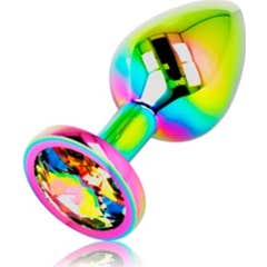 Ohmama Plug Anal Circulo Iridiscente Talla S 1ud
