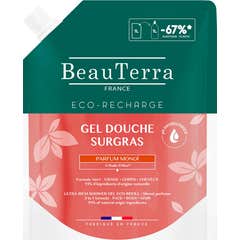 BeauTerra Gel de Duche Surgras Monoï Eco-Recarga 1000ml