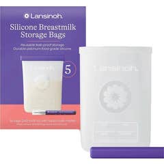 Lansinoh Sachês de Silicone para Conservação do Leite 5 unidades
