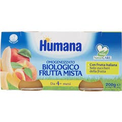 Humana Omogeneizzato Frutta Biologico 4X100G