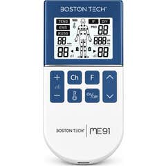 Boston Tech Eletroestimulador TENS EMS 5em1 Recarregável Azul
