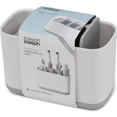 Joseph Joseph Easystore Large Toothbrush Holder Grey White 1ud