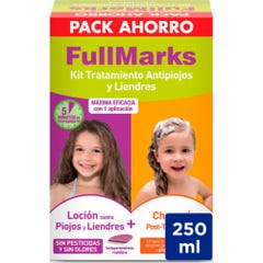 Kit anti-piolho FullMarks 100ml loção + shampoo 150ml
