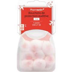 Pharmactiv Tampa de Proteção Auditiva Cera 8 Unidades