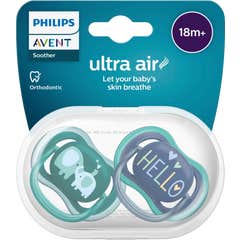 Philips Avent Ultra Air 18M+ Chupeta Menino 2 Unidades