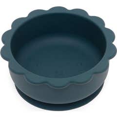 Petit Monkey Bowl Silicona Leon Azul 1ud