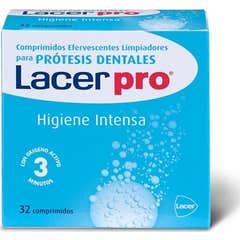 Lacer Protabs prótese dentária limpeza comprimidos 32uds