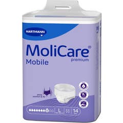 Hartmann MoliCare Premium Mobile 8 Gotas Tamanho L 14 Unidades