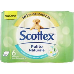 Scottex Handkerchiefs Natural Clean 4uds