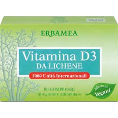 Erbamea Vitamina D3 Liquen 90comp