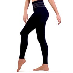 Sankom Leggings Esportivos Preto Prata S/M 1 Unidade