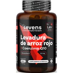 Sevens Nutrition Levedura Arroz Vermelho 2,9mg Coencima Q10 400comp