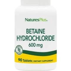 Nature's Plus Betaine HCL 600mcg 90cg 90comp Nature's Plus Betaine HCL 600mcg 90cg 90comp