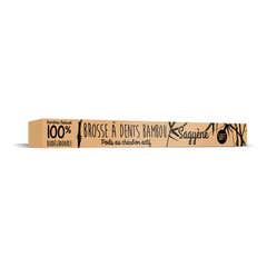 Escova de Dente Sagyene Bambu Vermelho 1 Unidade
