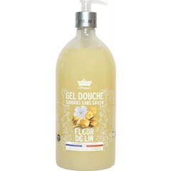 Les Petits Bains de Provence Gel Banho Fleur de Lin 1L