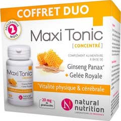 Nutrição Natural Maxi Ginseng Panax Gelee Royale 20mg 30caps