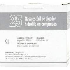 Gran Cruz Gasa Estéril Algodón 25 Uds GRAN CRUZ,