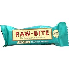 Rawbite Barrinha Ecológica Proteína Amendoim e Caramelo Salgado 45 g