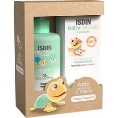 Isdin Baby Naturals Kit Hidra Pomada Regeneradora Zn40 + Champô