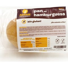 Pão de Hambúrguer Adpan S/G S/L S/L S/H 100g Pão de Hambúrguer Adpan S/G S/L S/L S/H 100g