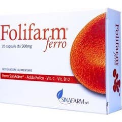 Ferro Folifarm 20 Cps 500Mg