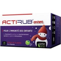 Actirubo Verde Saúde Crianças Raspberry 20 Sachets