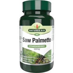 Natures Aid Saw Palmetto 500mg 90comp