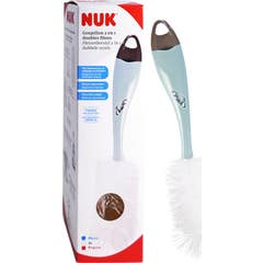 Nuk 2 en 1 Cepillo Doble de Fibra 1ud