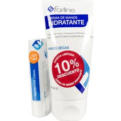 Farline Kit Creme Mãos 50 ml + Protetor Labial Spf15