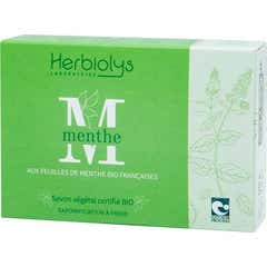 Herbiolys Menthe Sabonete Folhas de Hortelã Bio Francesa 100g