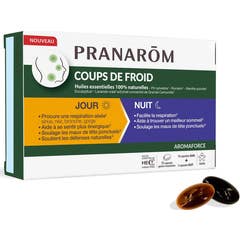Pranarom Aromaforce Onda de Frio Dia/Noite 10+5caps