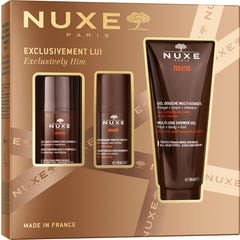 Nuxe Cofre Exclusivo Para Hombres - Gel Hidratante + Desodorante + Gel De Ducha