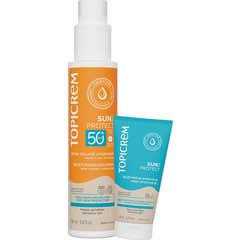 Topicrem Conjunto Sun Protect Spray Spf50+ 150 ml + Aftersun 50 ml