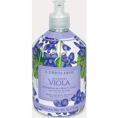 L’Erbolario Accordo Viola Foglie Gel de Limpeza para Mãos e Corpo 490 ml