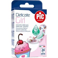 Pic Girls Plasters 19X72Mm 20 Pcs Girls