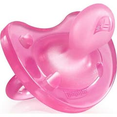 Chicco Physio Soft Chupeta Silicone Rosa 12M+ 1 Unidade