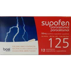 Basi Supofen Paracetamol 125mg Supositórios 12 Unidades