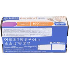 Sensinyl Free Luvas de Vinil Sem Pó 100 unid.