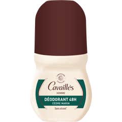 Cavaillès Desodorante Antitranspirante Homem 48H Cedro Roll-on 50 ml