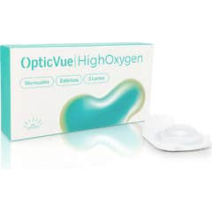 Opticvue Highoxygen Lentes de Contacto Mensais Esféricas 6 00 3 unid.