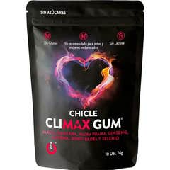 Goma de mascar WUGUM Clímax ES 10 peças