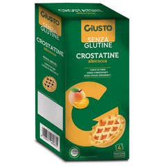 Giusto Tarta de Albaricoque Ecológica Sin Gluten 4x45g